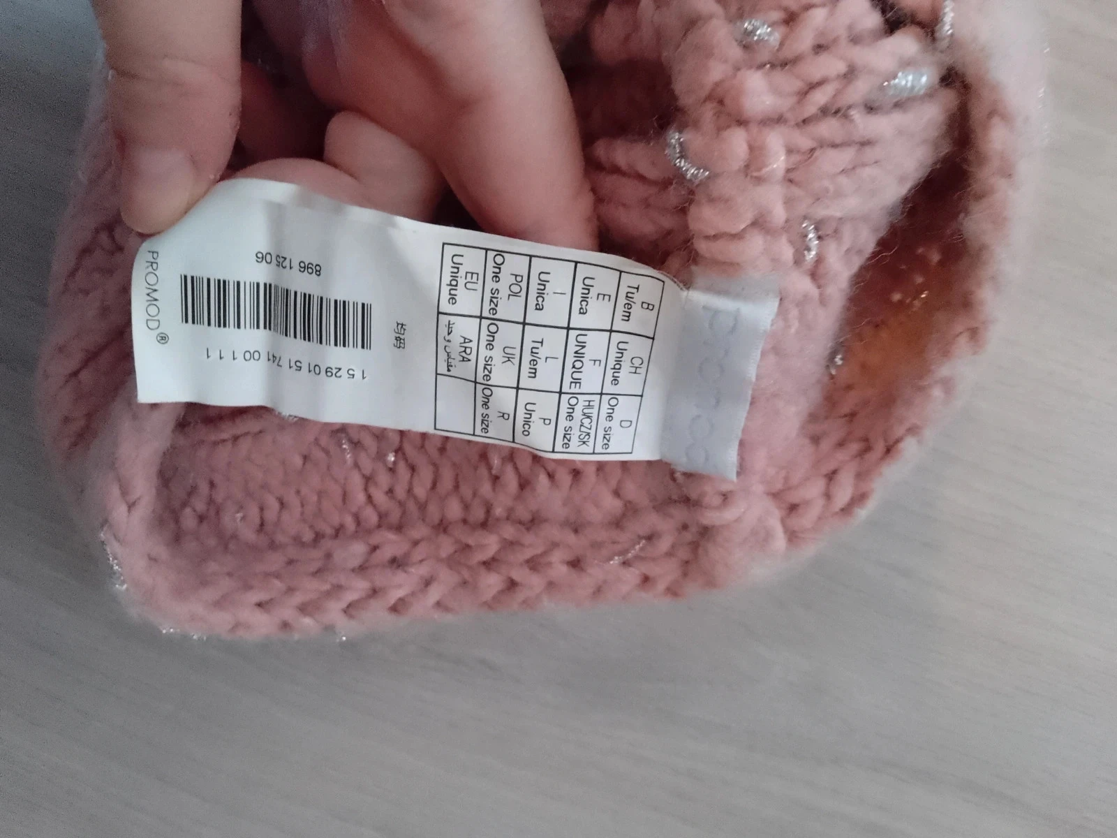 Tour do pescoço + gorro rosa – photo 3